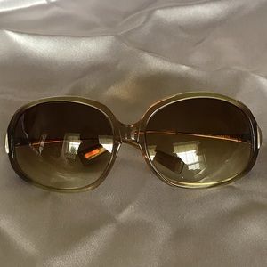 Vintage OLIVER PEOPLES ,sunglasses brown  & gold , unisex